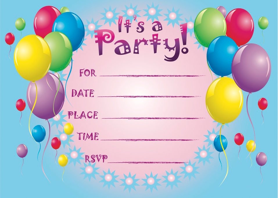 12th birthday party invitation templates
