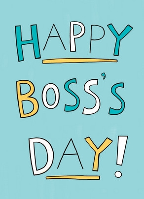 printable boss day card