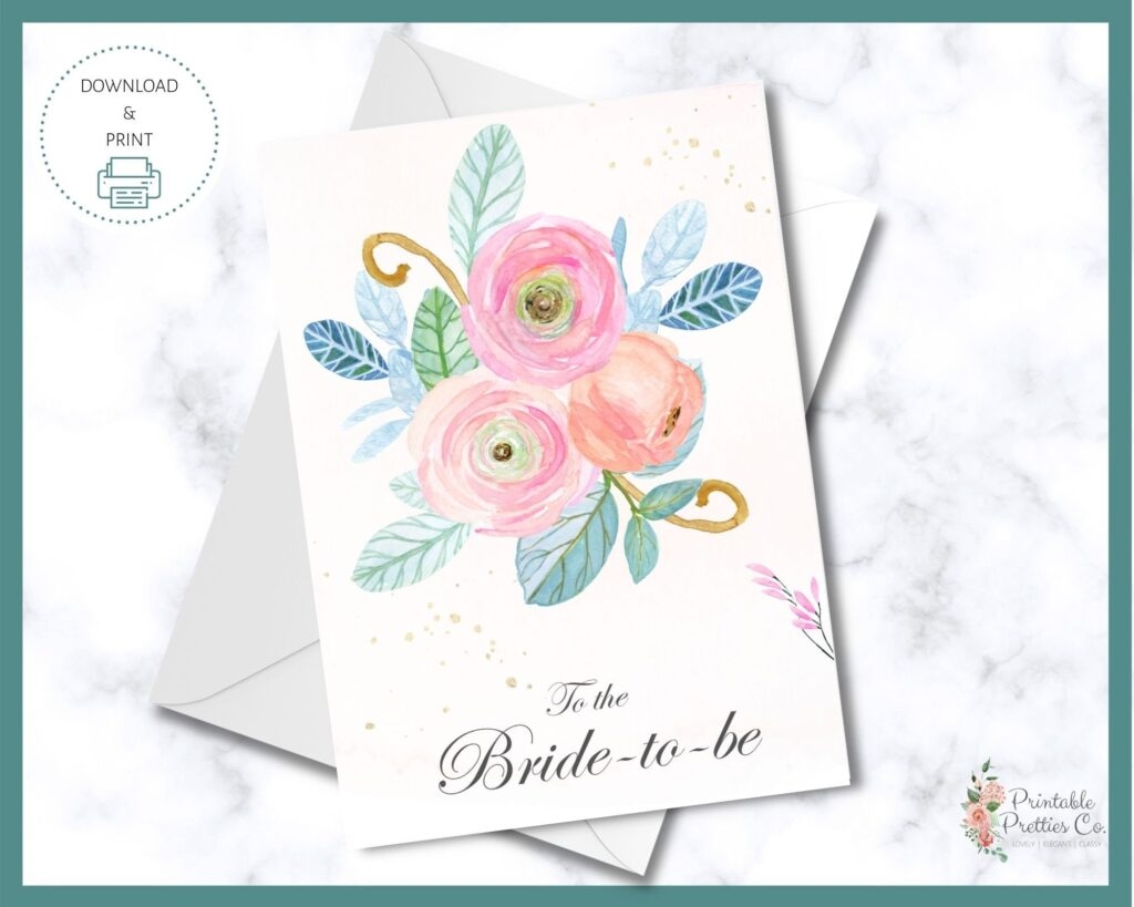 printable bridal shower cards