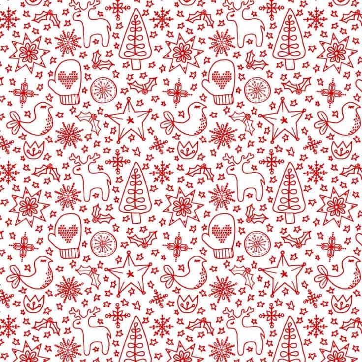 printable christmas card paper