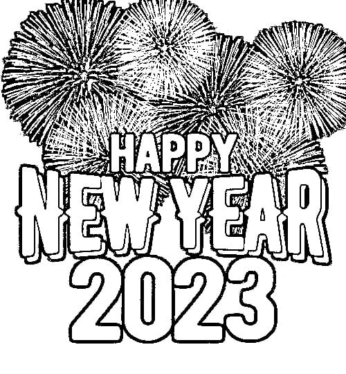 Free Printable Coloring Pages New Years 2021 Free Coloring Sheet 