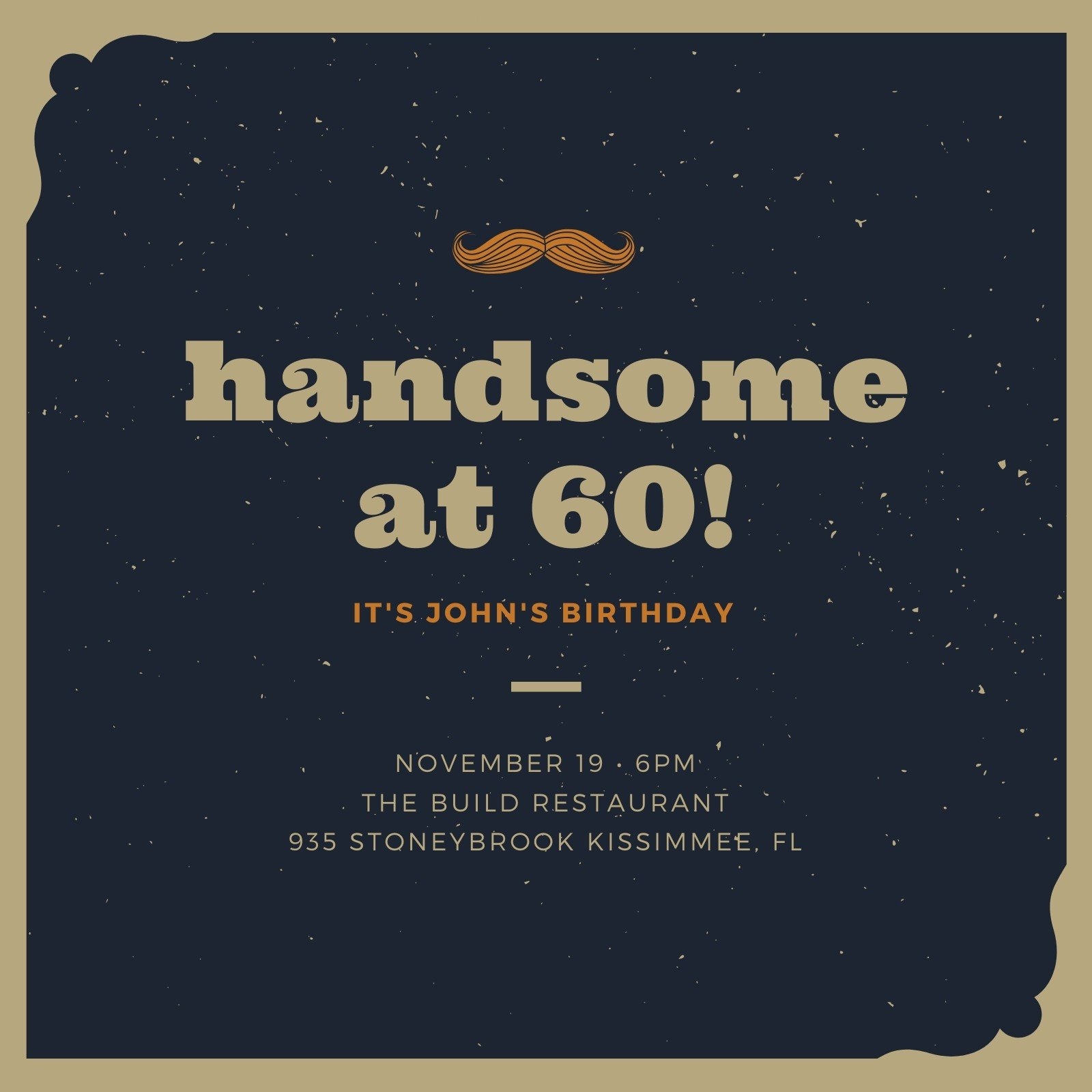 60th invitation templates