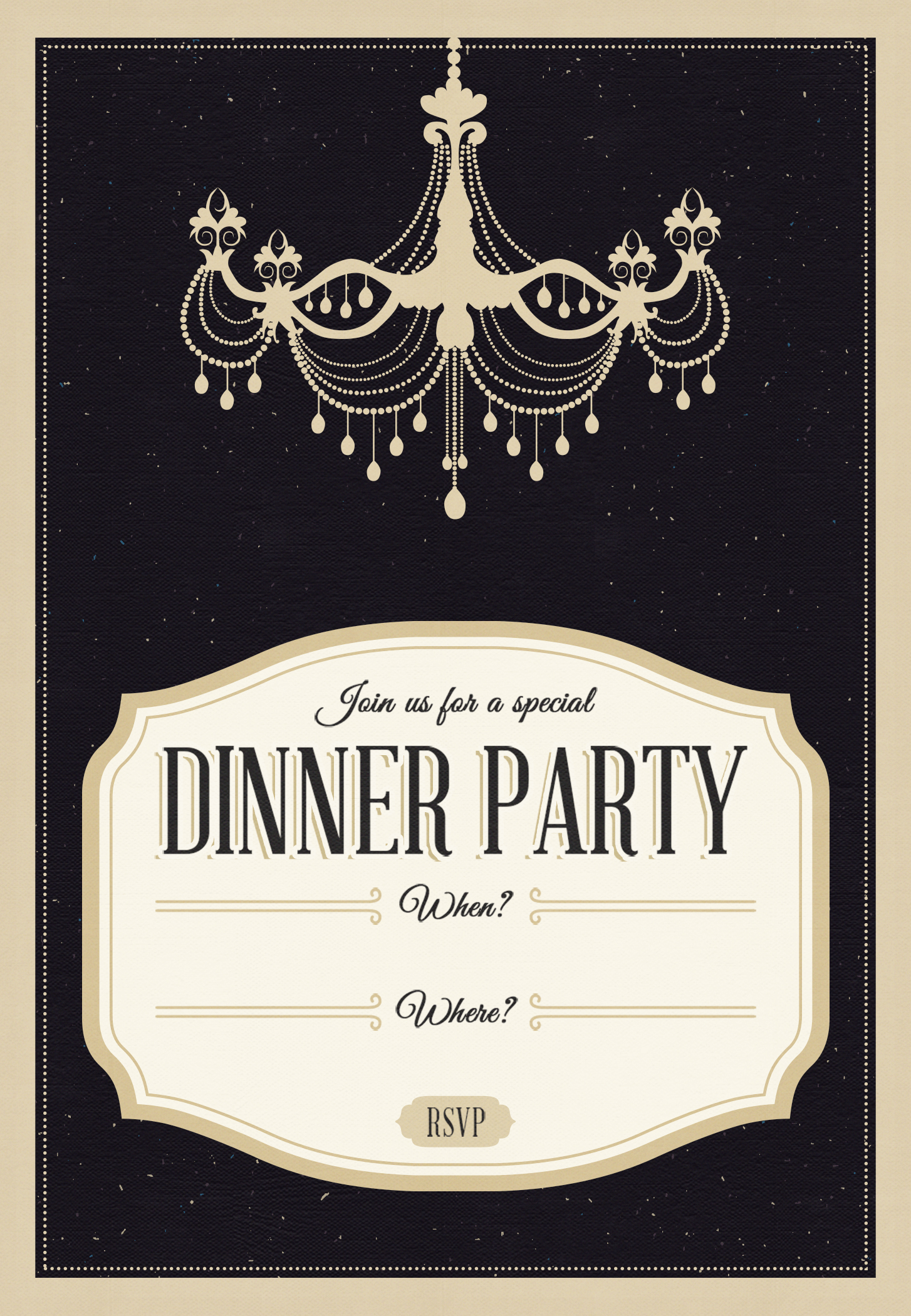 Free Printable Dinner Party Invitation Template Printable Templates