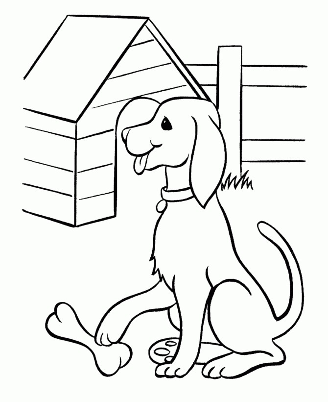 Free Printable Dog Coloring Pages Coloring Home