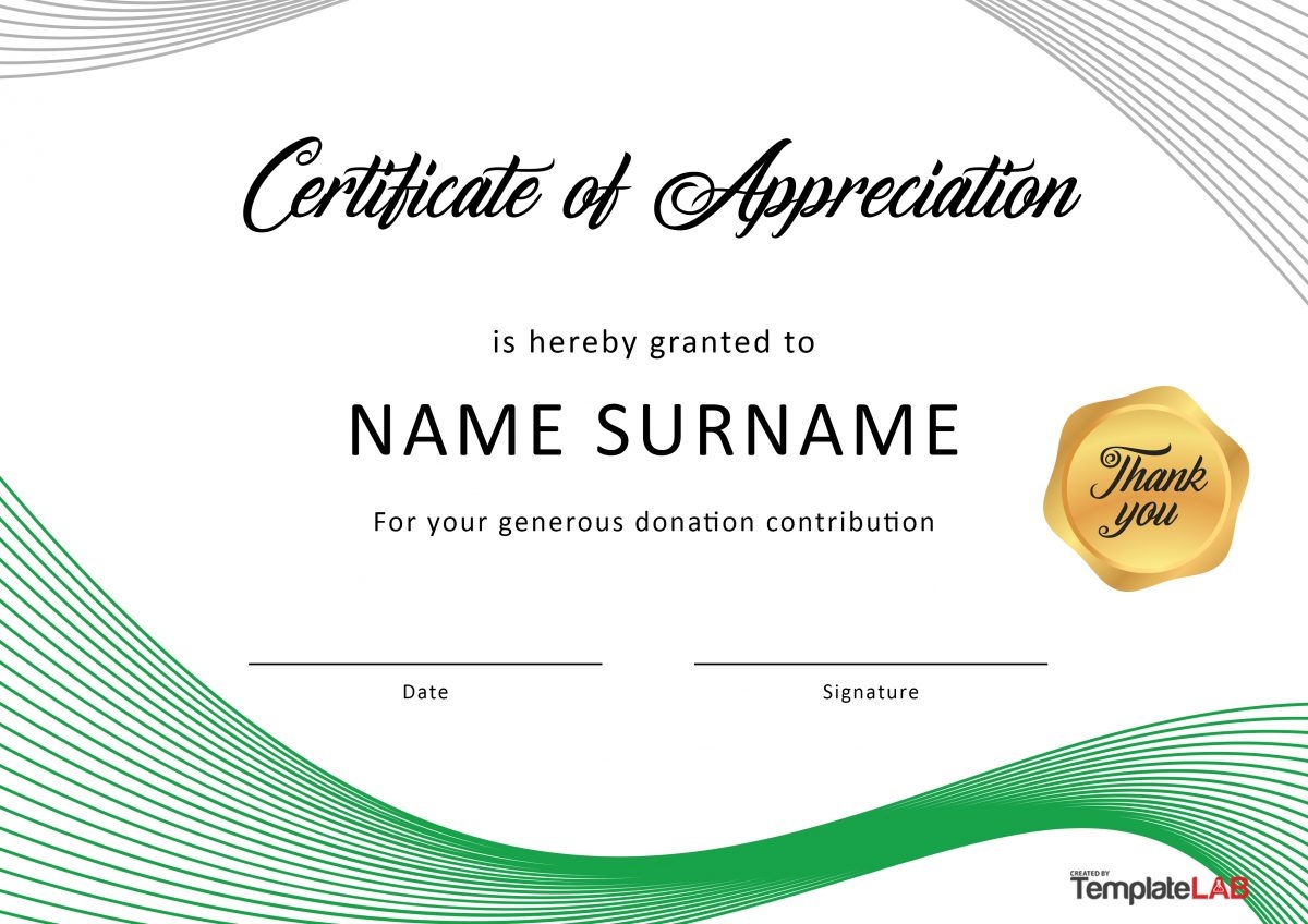 certificate templates free printable