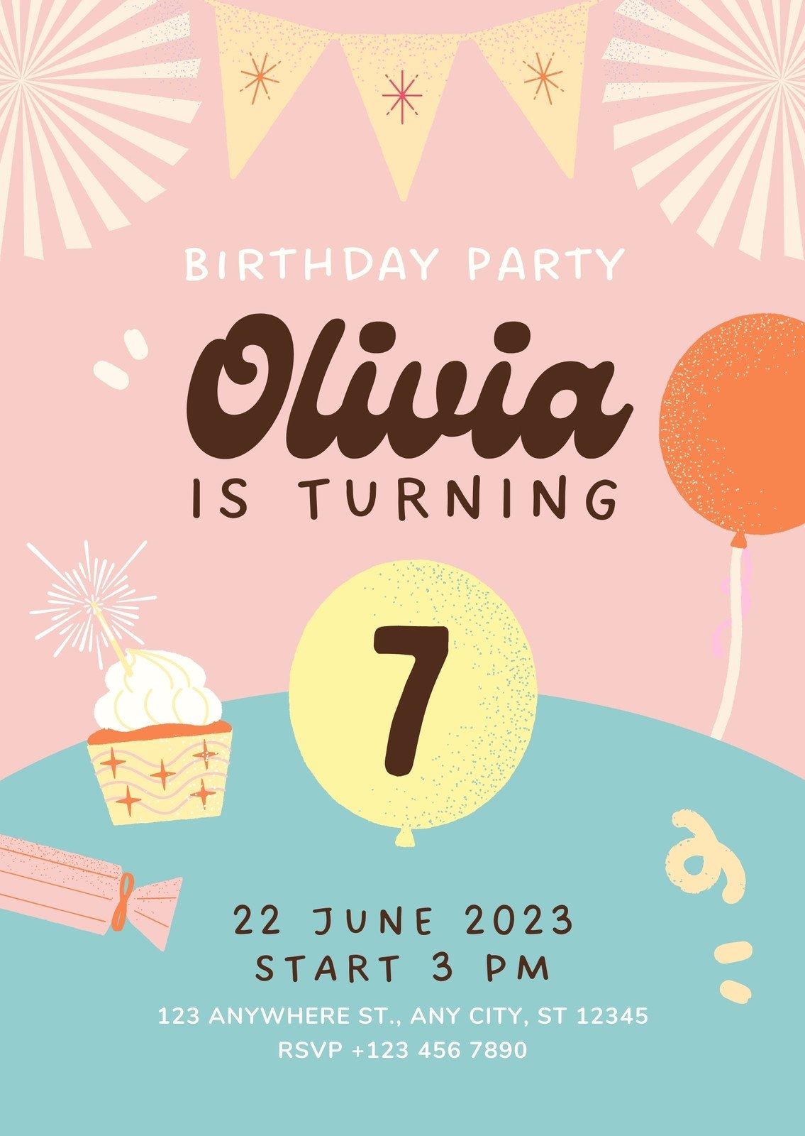 Free Printable Editable Kids Party Invitation Templates 51 OFF
