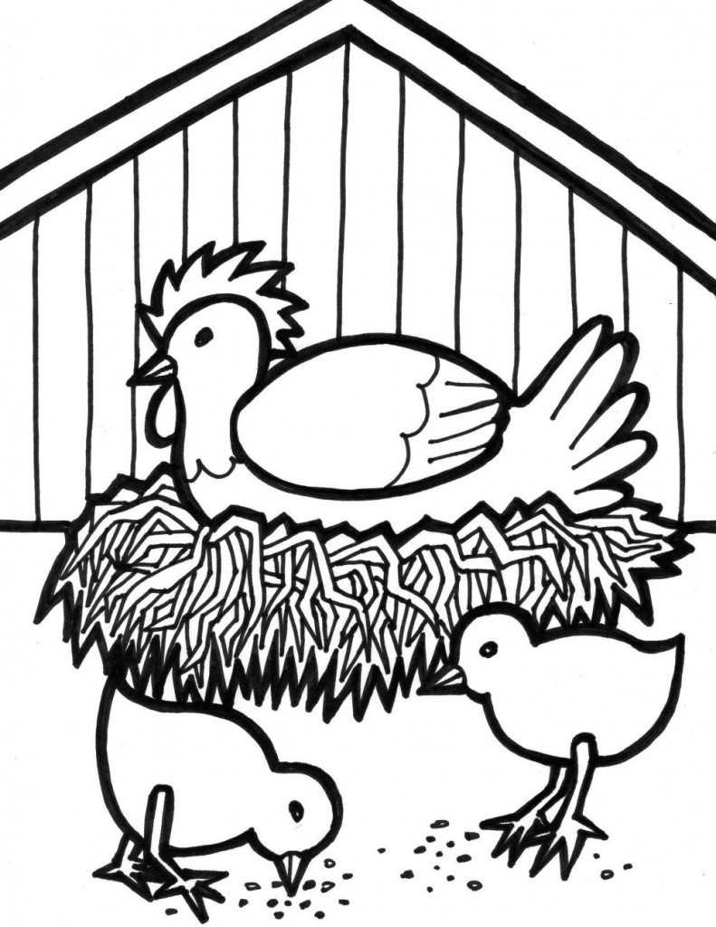 Coloring Farm Pages