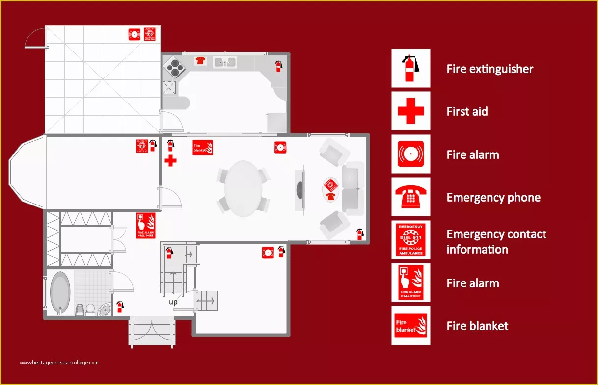 free printable fire escape plan template