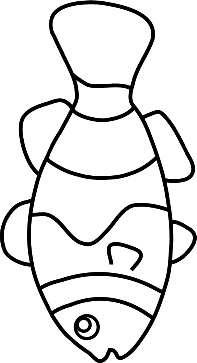 fish template free printable