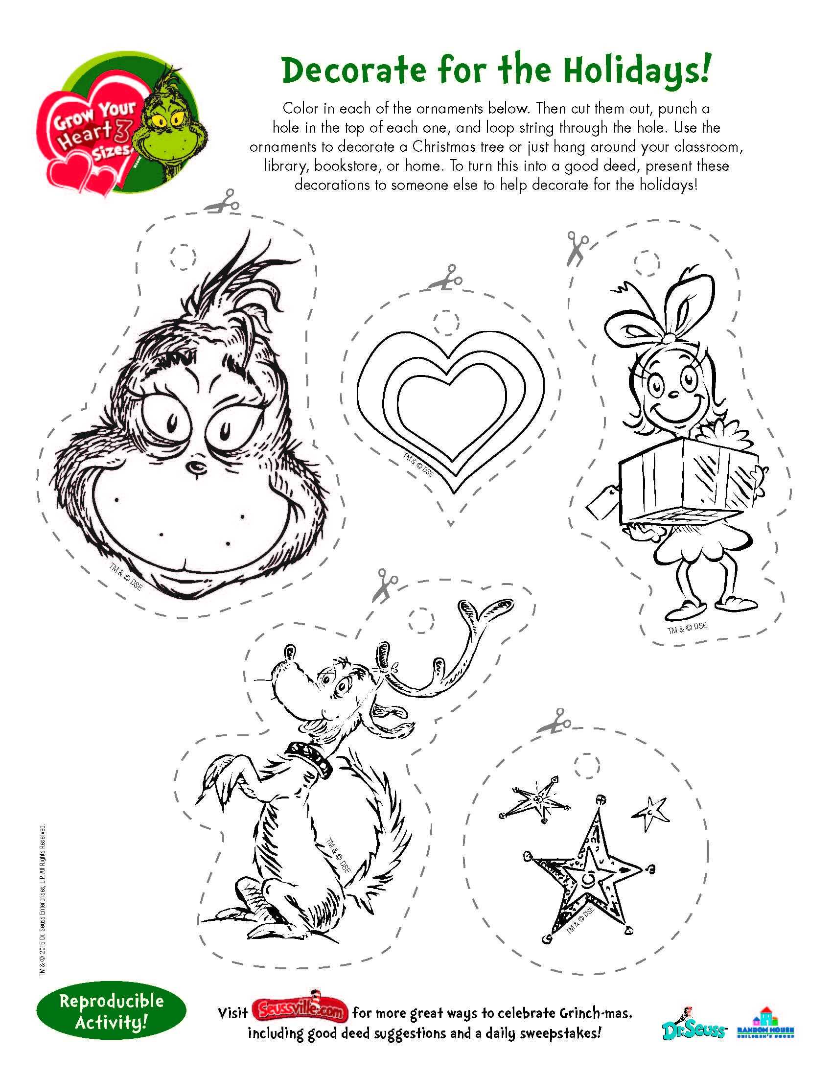 free printable grinch crafts for adults