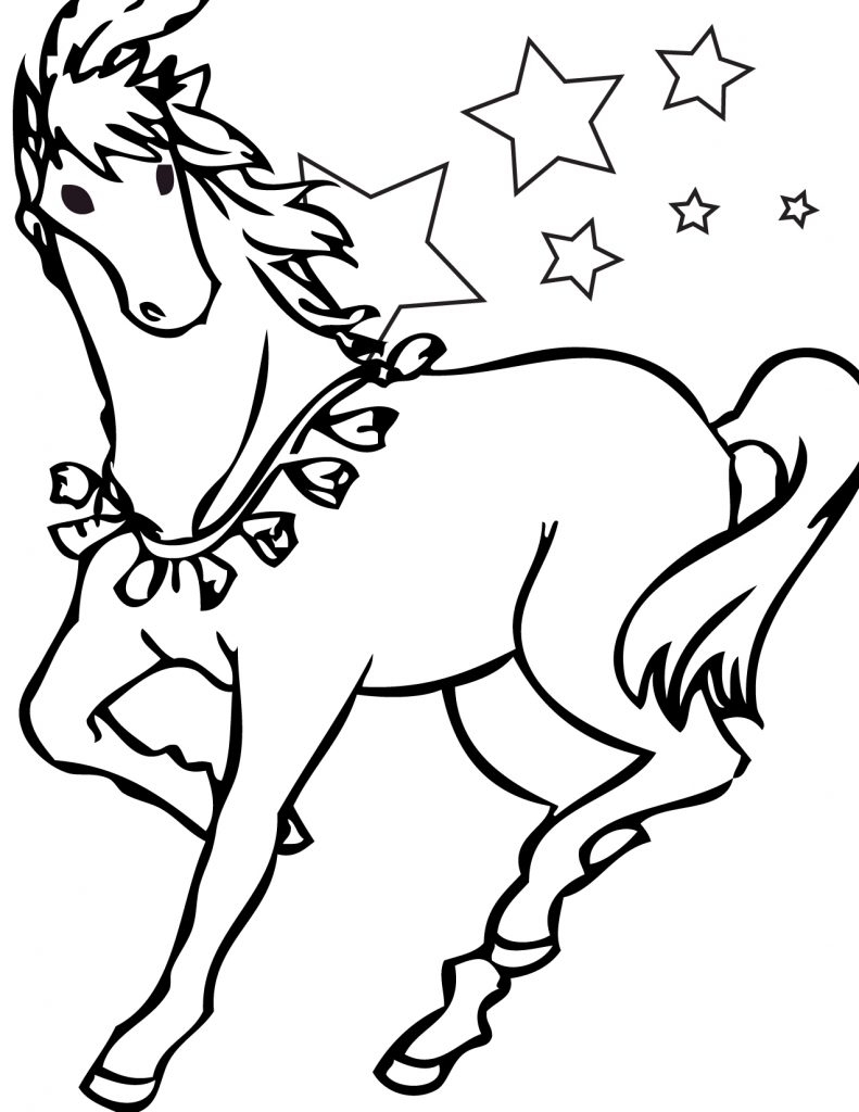 Print Horse Coloring Pages