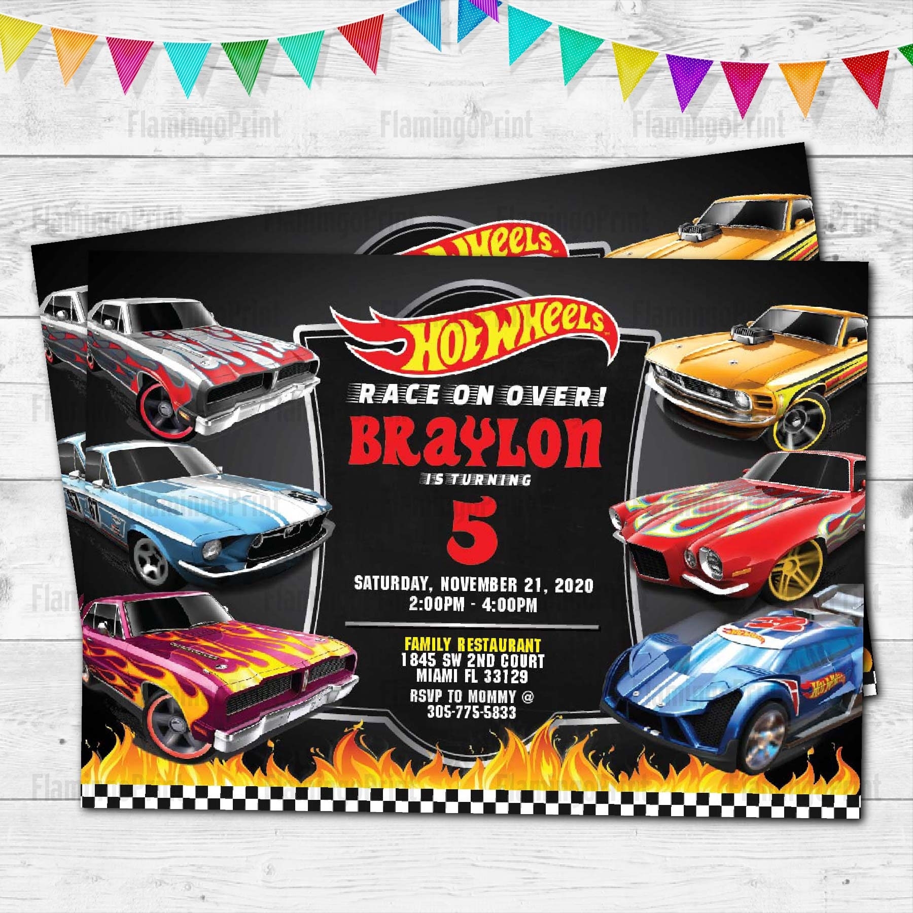 Free Printable Hot Wheels Invitation Blank Template Buy Price Radio