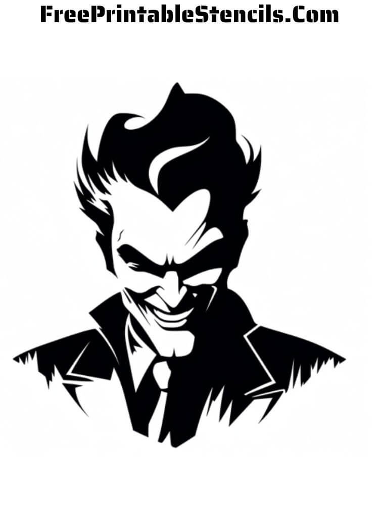 Free Printable Joker Stencils Free Printable Stencils