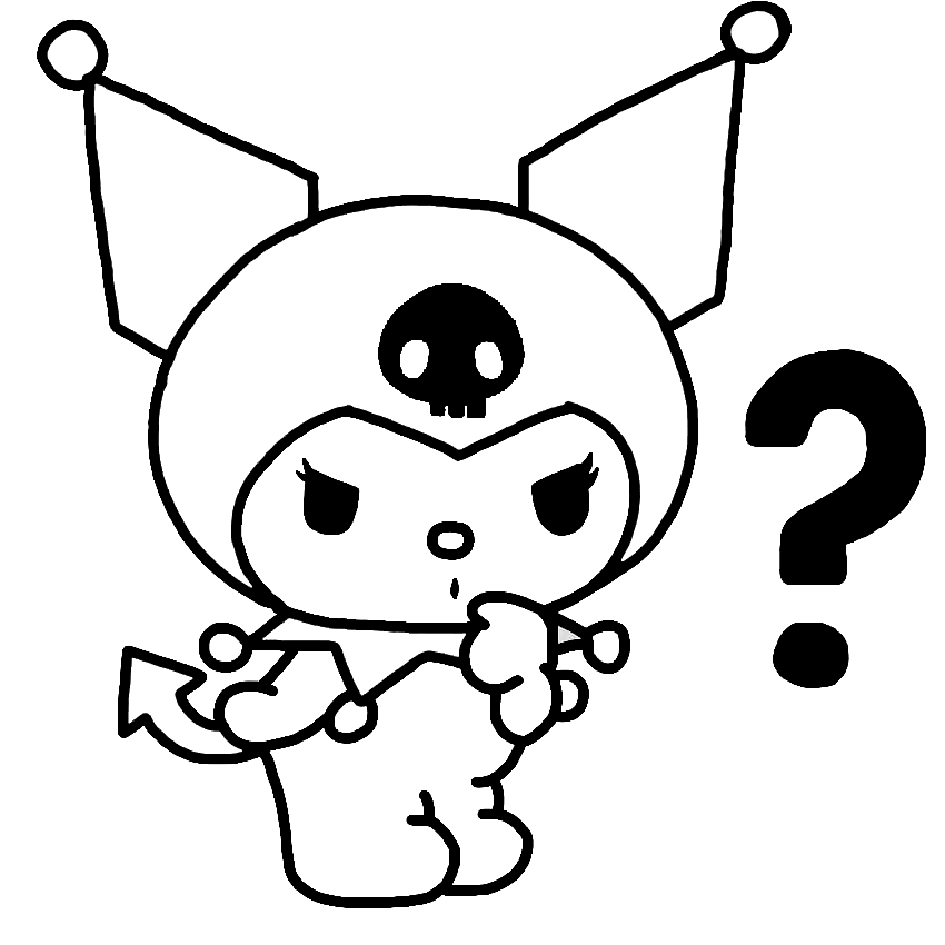 Free Printable Kuromi Coloring Pages Free Printable Coloring Pages