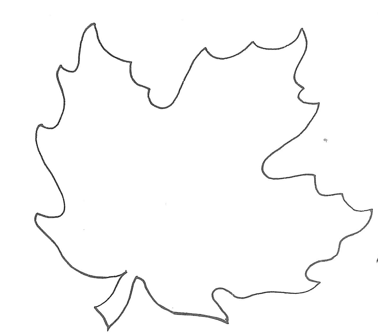large leaf template printable pdf free