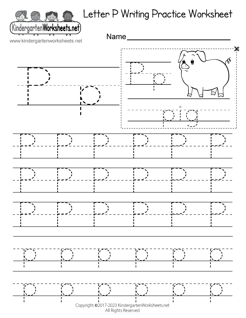 letter s writing worksheet