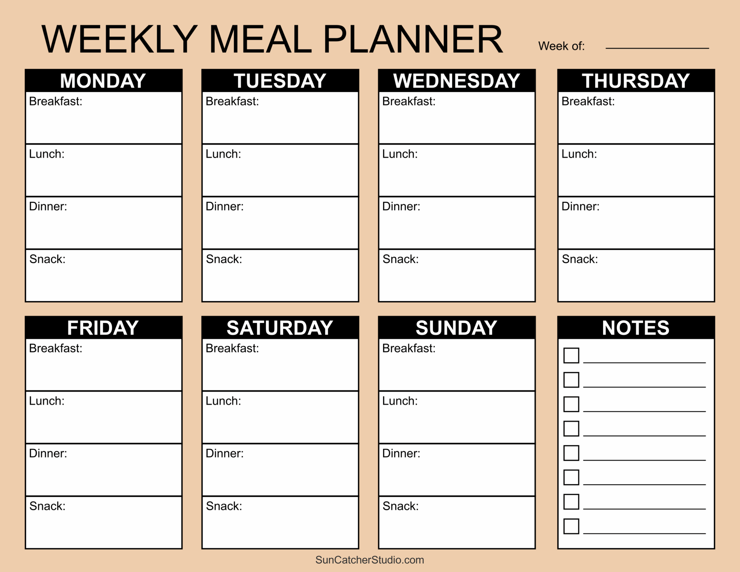 calendar template printable free
