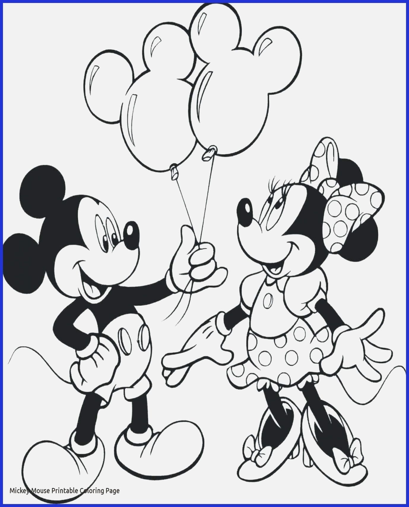 Free Printable Minnie Mouse Coloring Pages