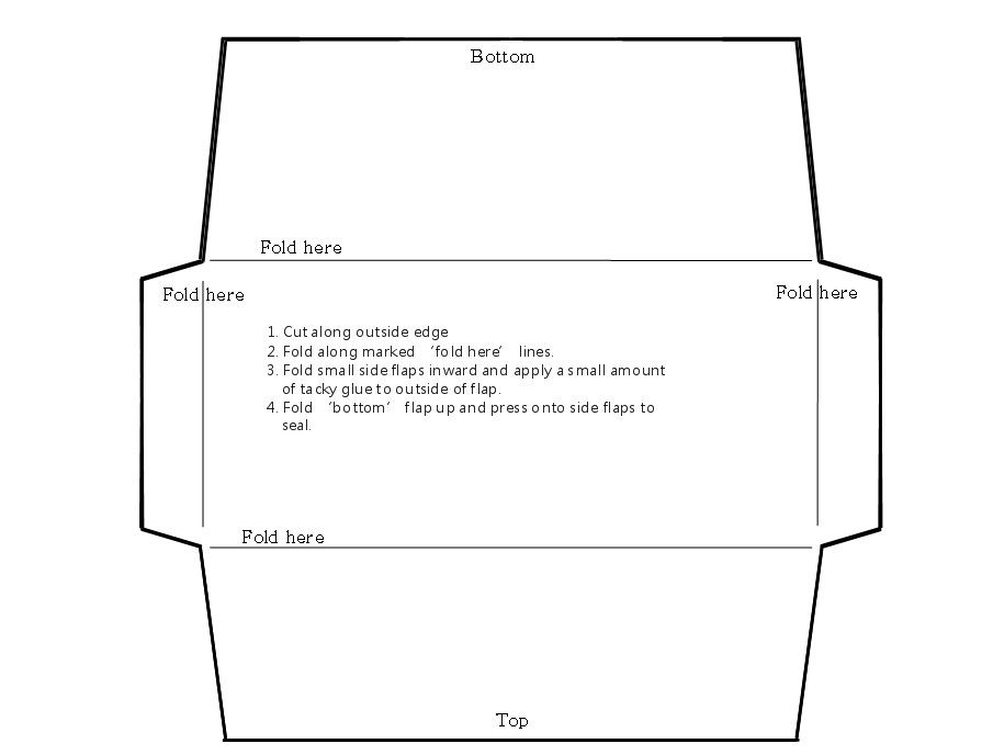 envelope template free printable