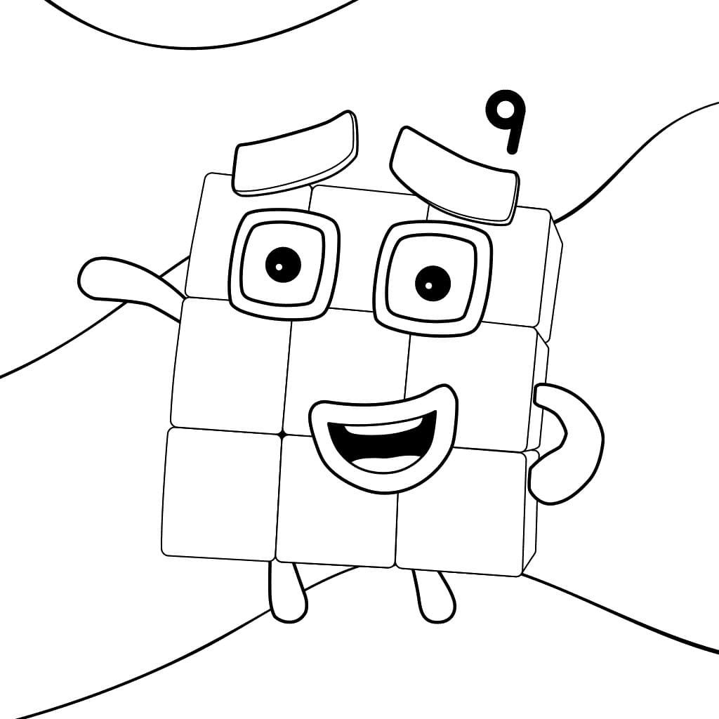 Free Printable Numberblocks Coloring Pages Printable Calendar