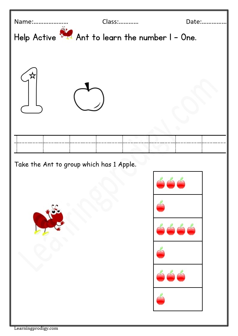 free printable numbers worksheet pdf