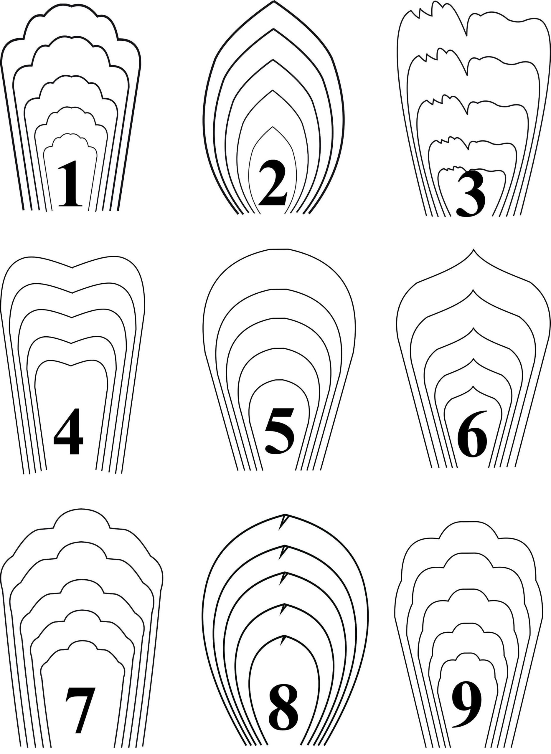 paper flower templates free printable