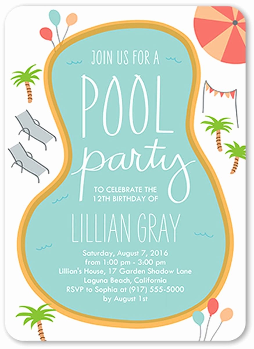 free printable pool party invitations templates