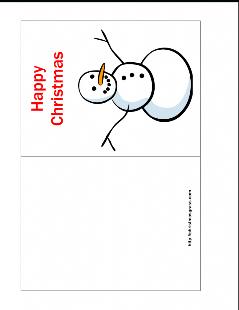 Free Printable Quarter Fold Christmas Cards Fanny Printable