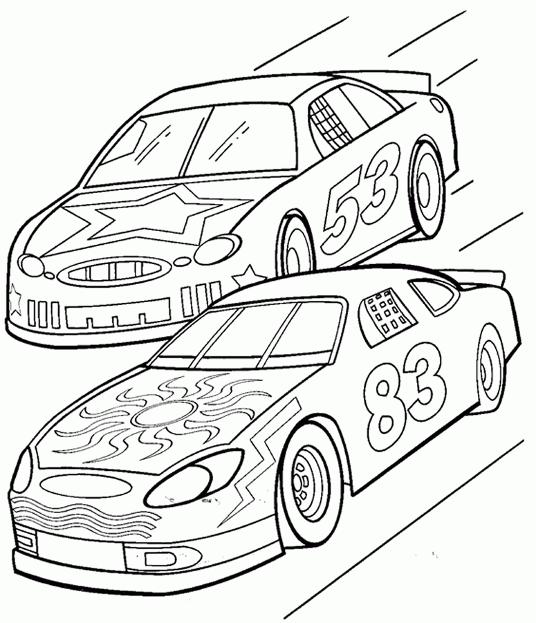 Car Coloring Pages For Kids