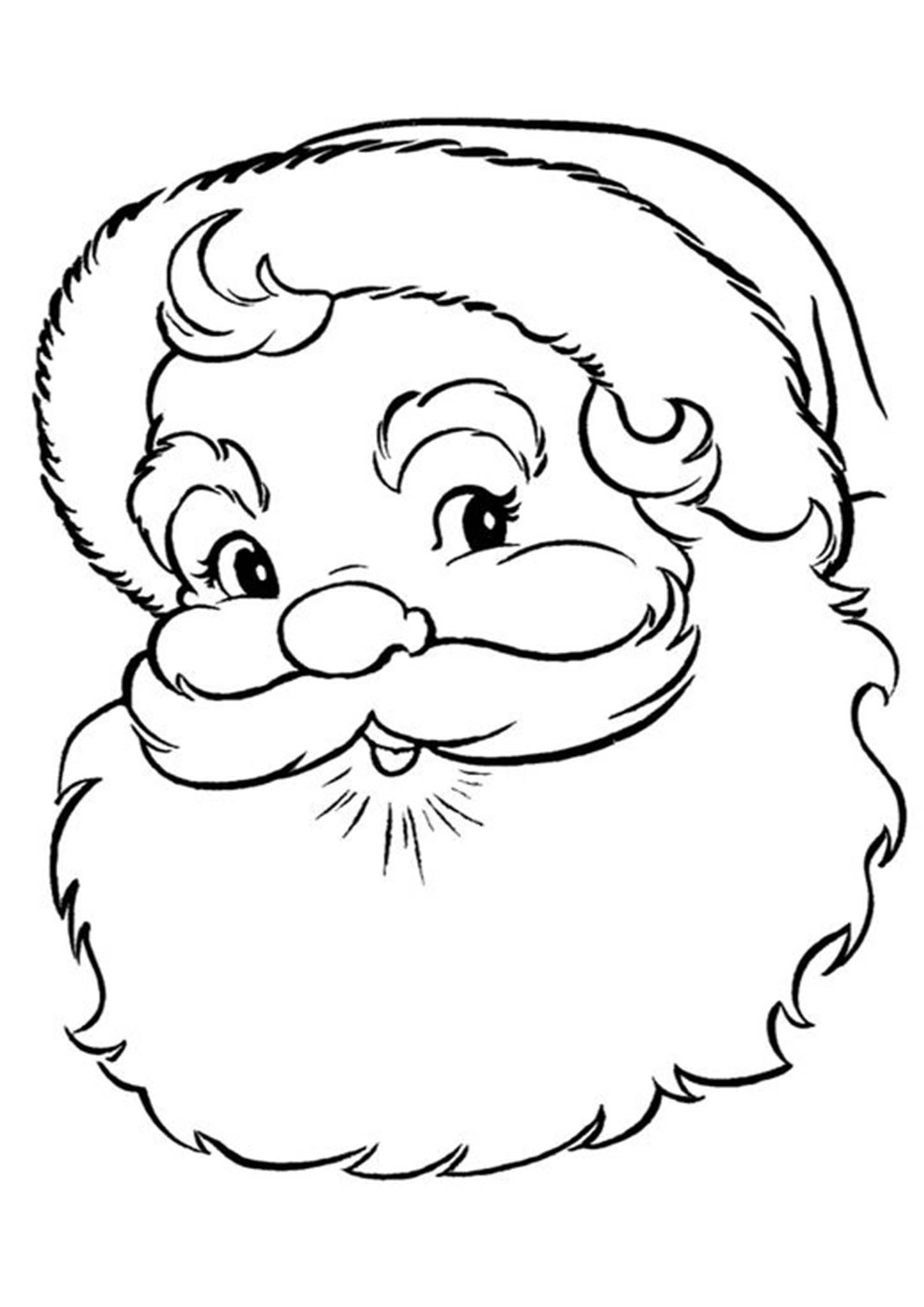 Free Printable Santa Coloring Pages For Kids Tulamama