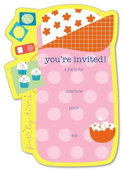 Free Printable Slumber Party Invitation Templates