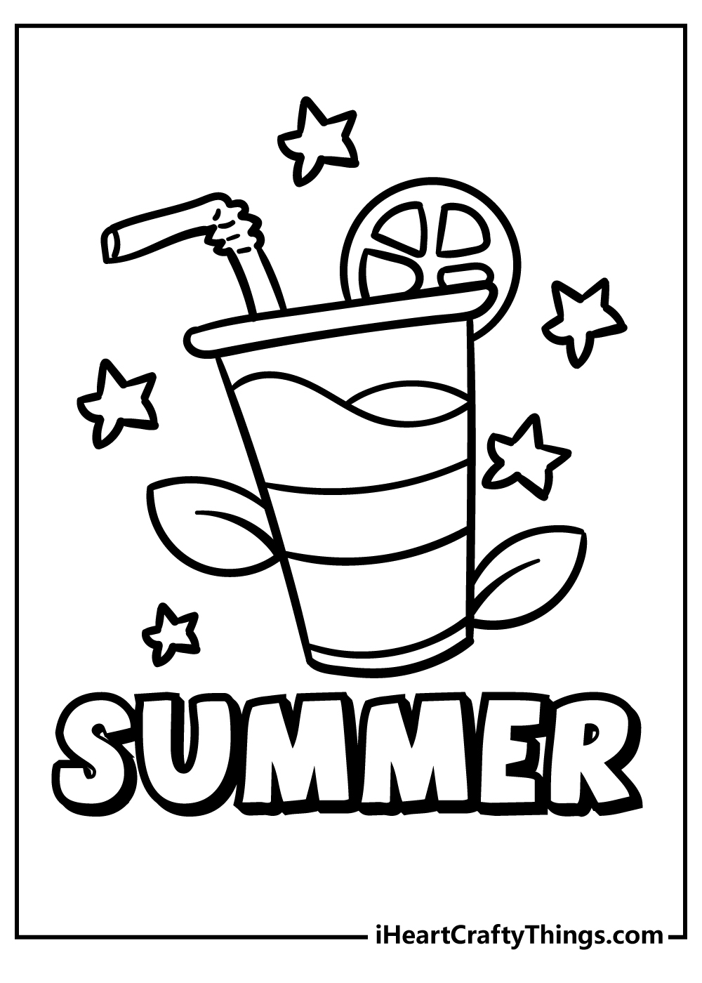 Free Printable Summertime Coloring Pages Dejanato Vrogue co