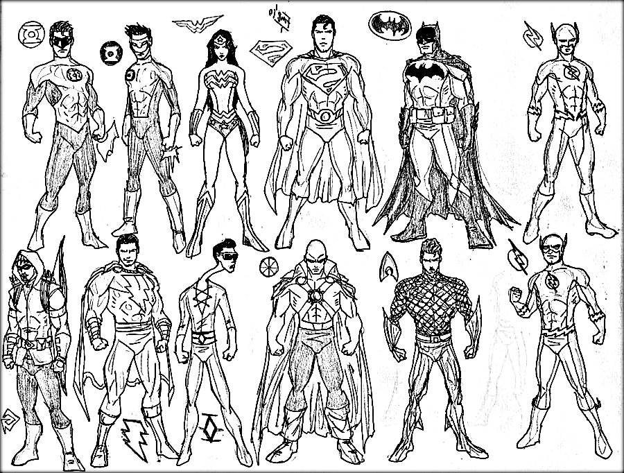 free superhero coloring pages printable