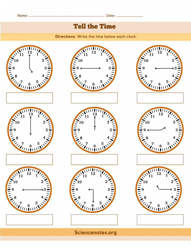 Free Printable Telling Time Worksheet 1 Worksheet Kiddoworksheets 