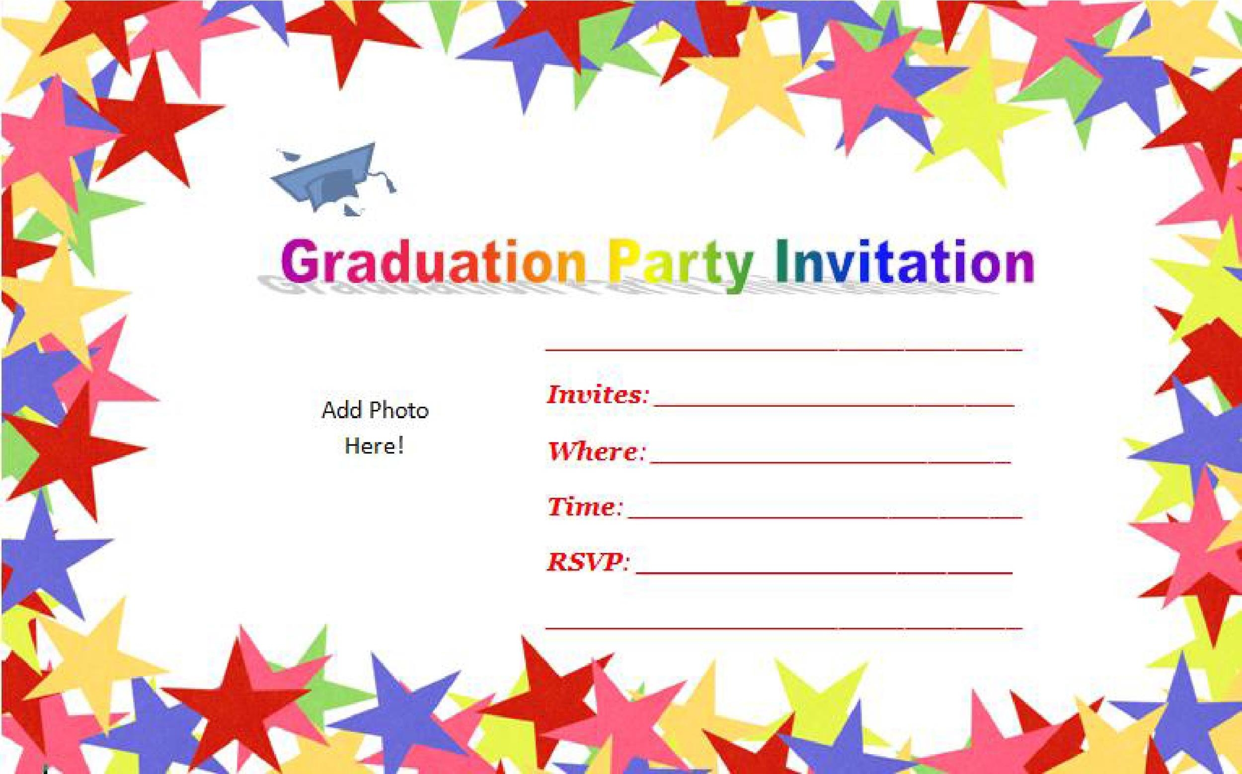 Free Printable Template Free Graduation Invitations