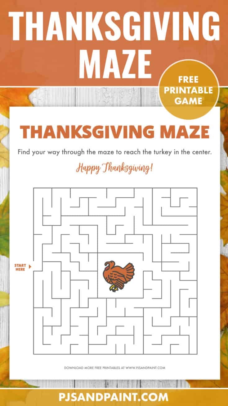 thanksgiving games for kids free printable