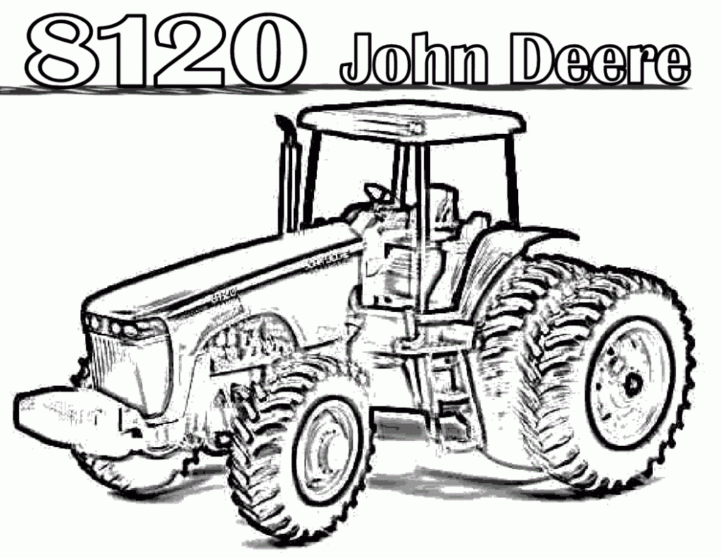 free tractor coloring pages