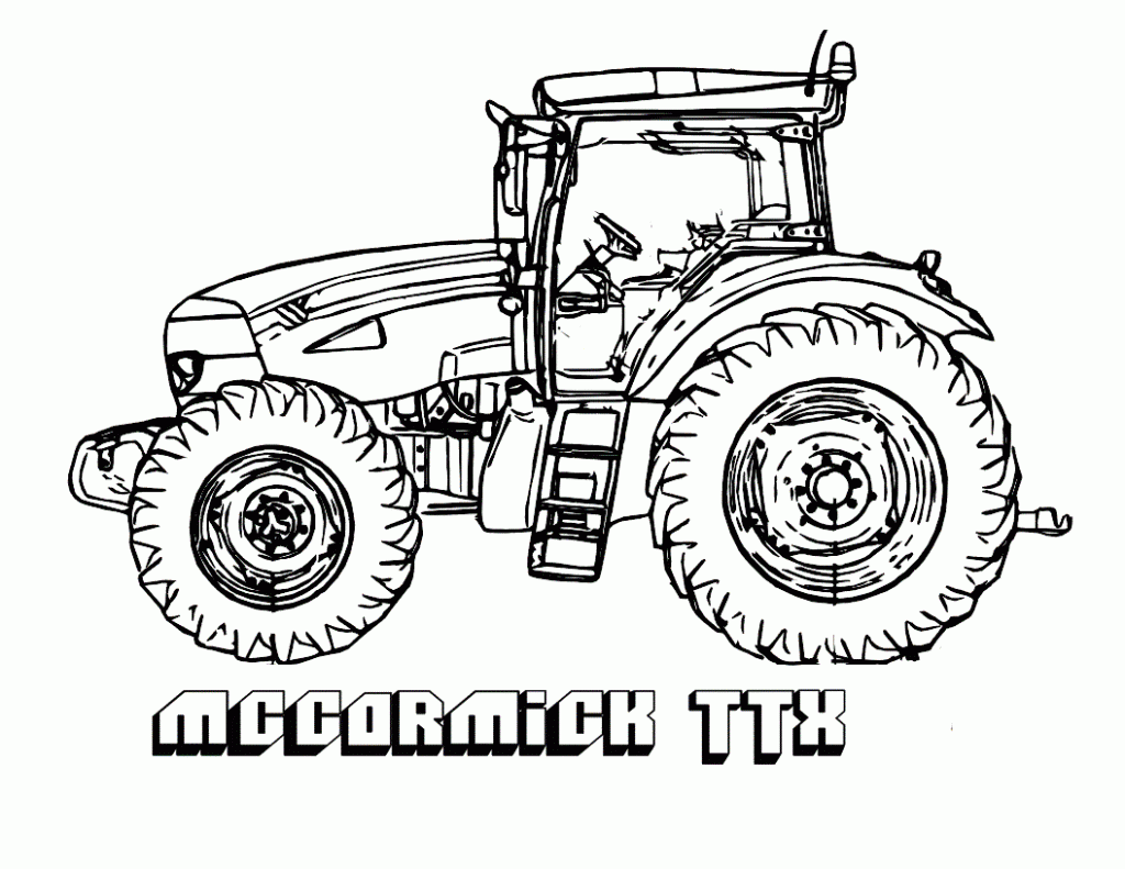 Tractor Coloring Pages
