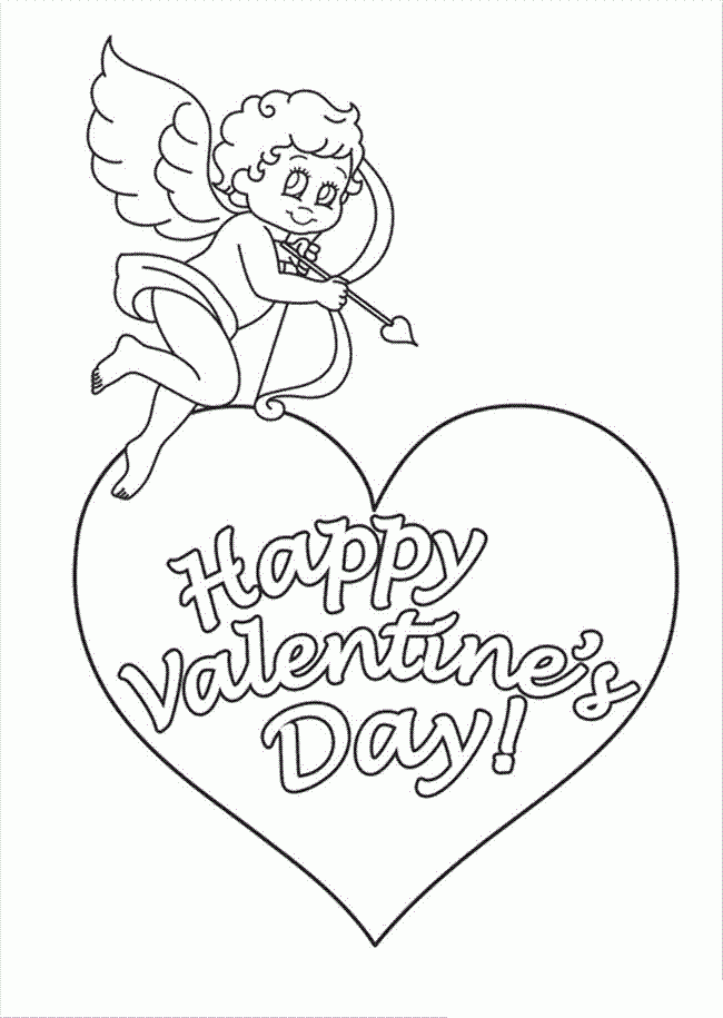 Valentine Day Coloring Pages