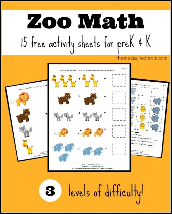 printable zoo worksheets for preschool