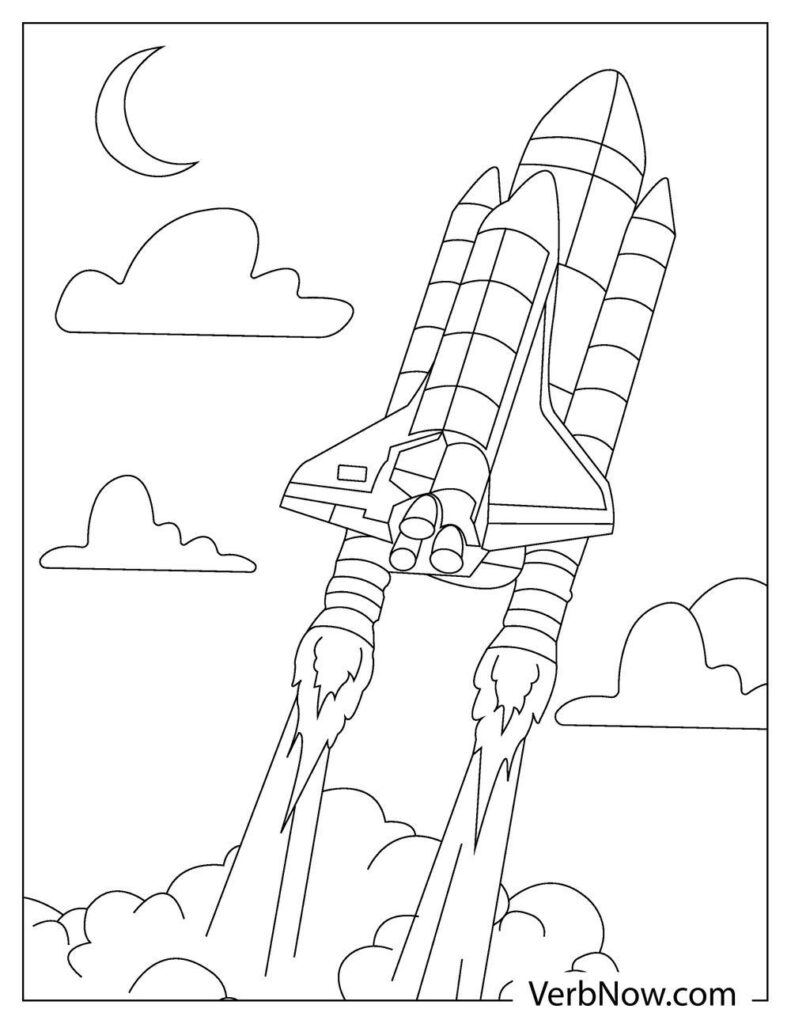 Rocket Coloring Pages