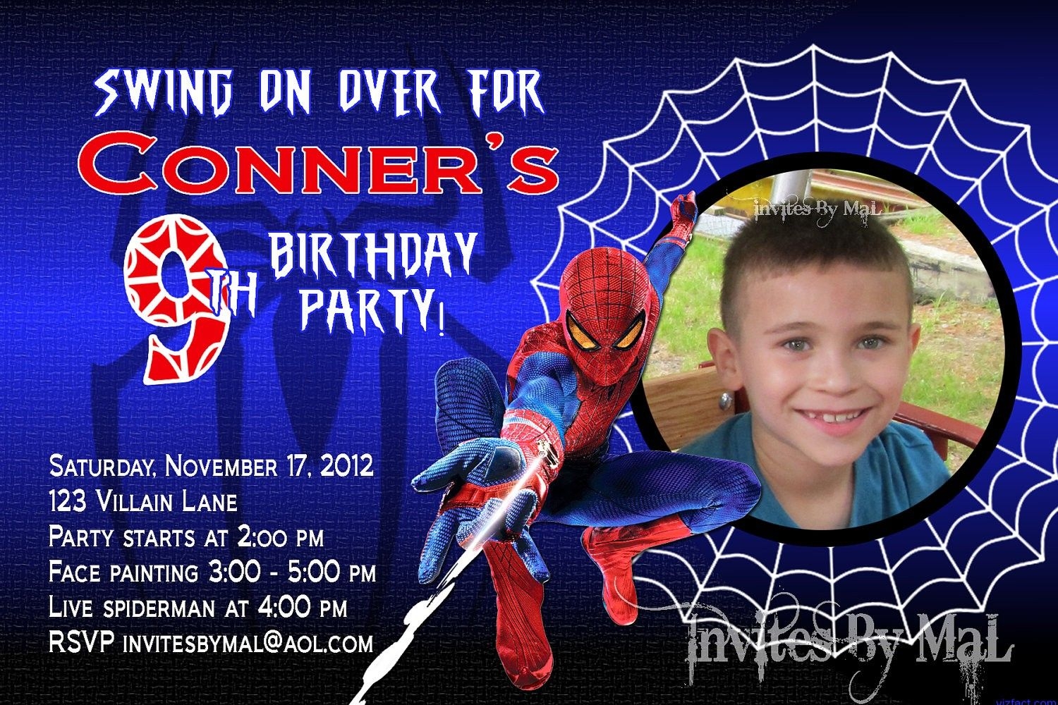 Free Spiderman Invitation Printables Download