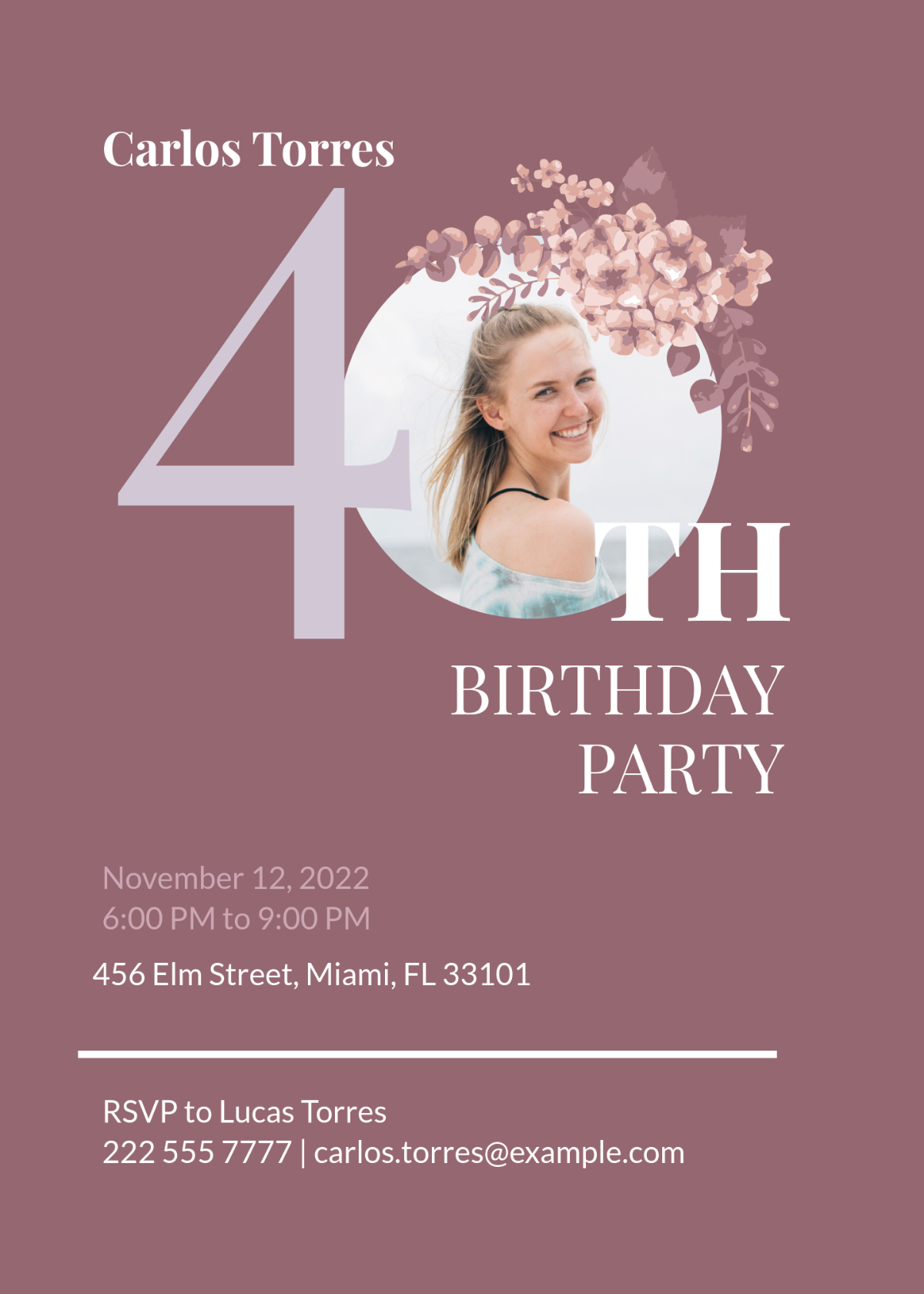 Free Stitch Birthday Invitation Template To Edit Online