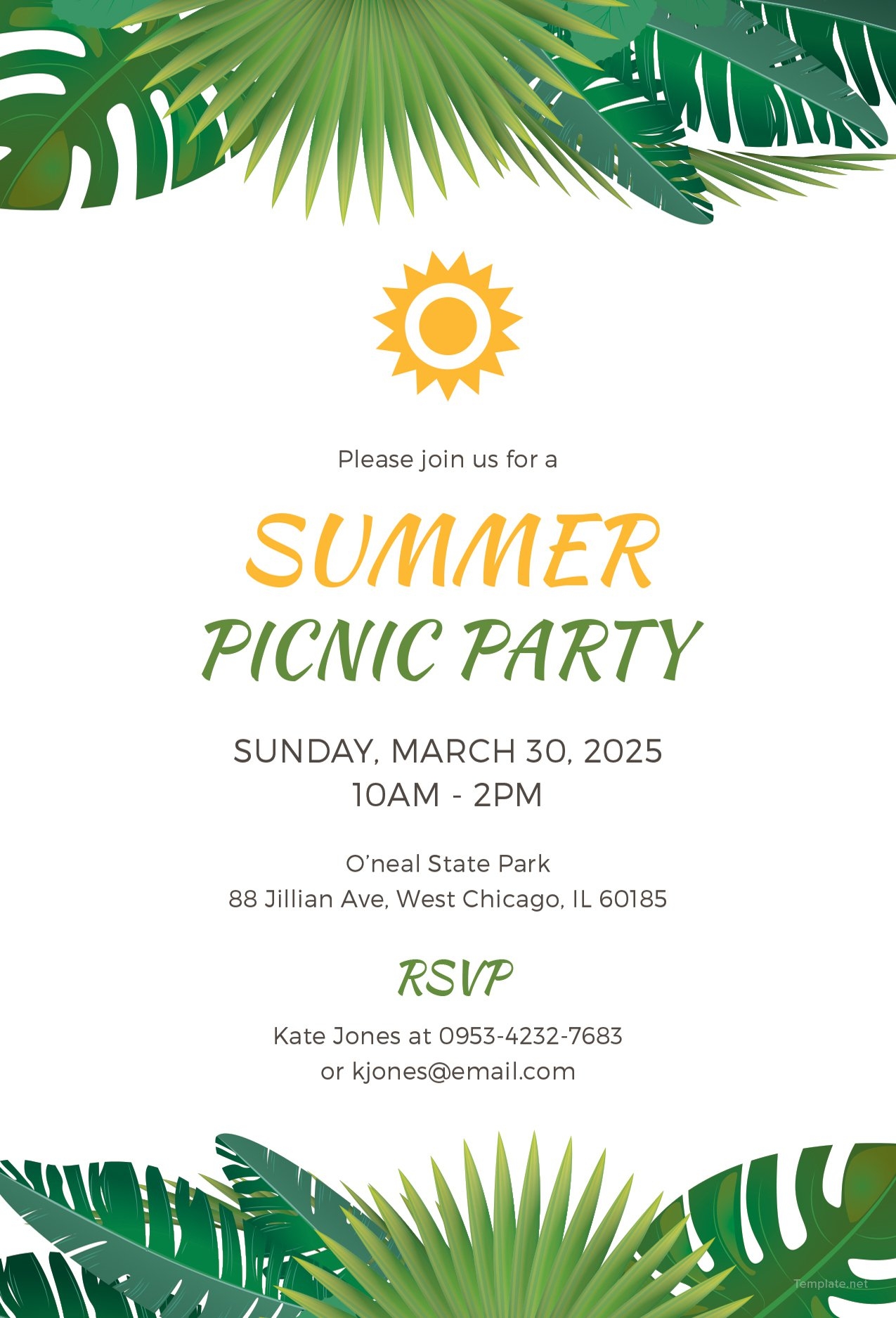 picnic invite template