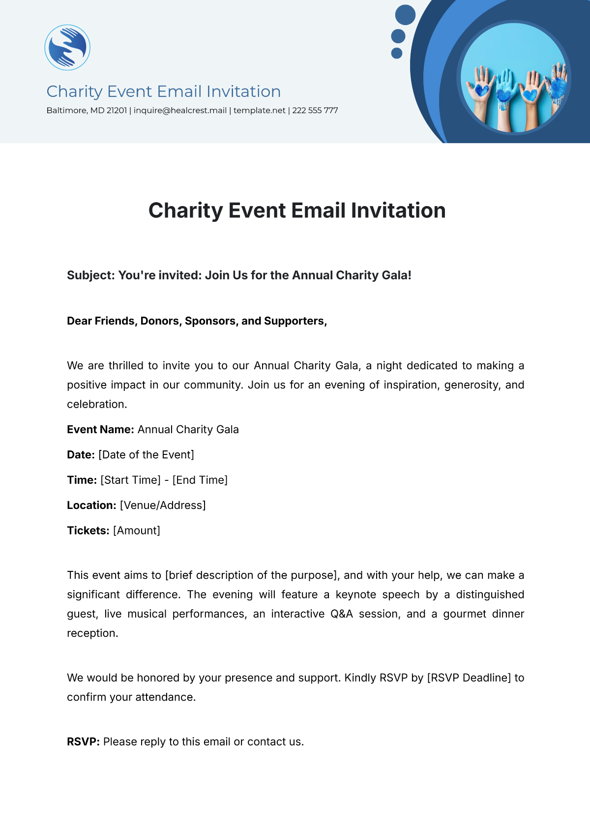 Free Valentine s Day Event Email Invitation Template To Edit Online