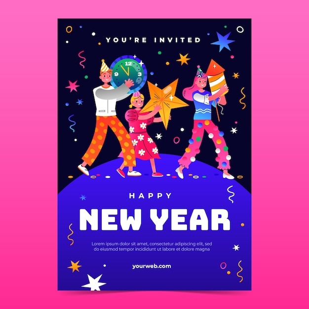 new year's eve invitation template free