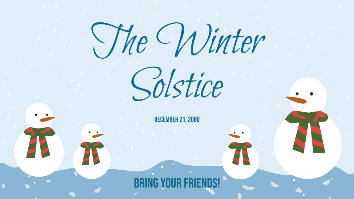 Free Winter Invitation Background Template To Edit Online