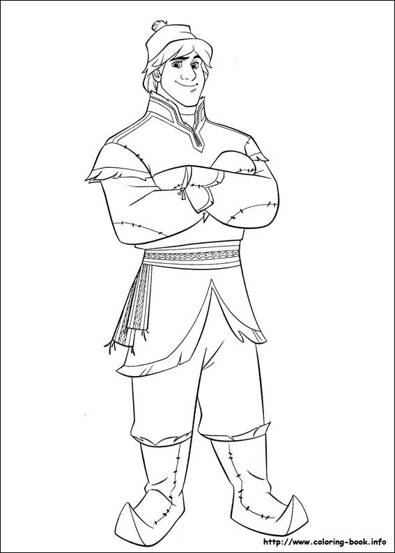 Frozen Color Pages Free Frozen Coloring Page Kristoff 214x300 FREE