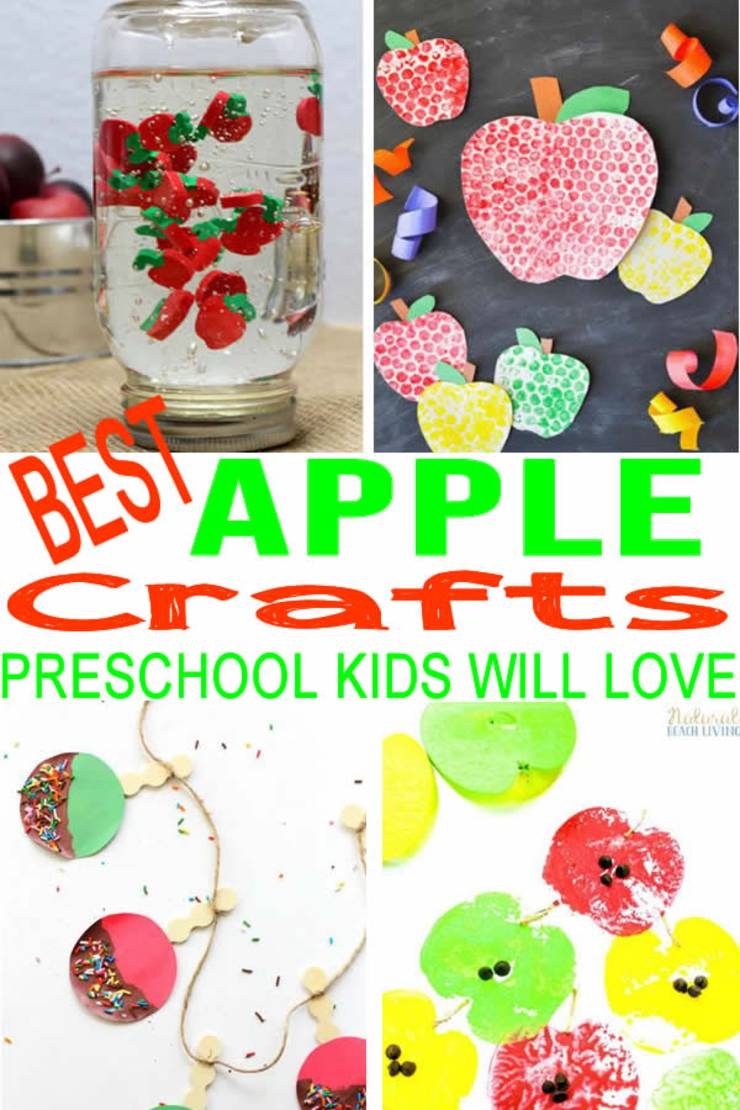 FUN Preschool Apple Crafts BEST Apple Craft Ideas Toddlers Kids 