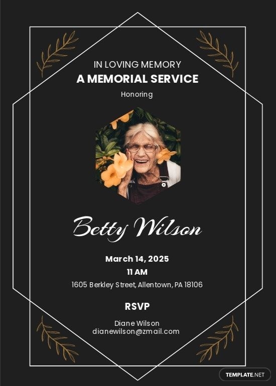 facebook invite template